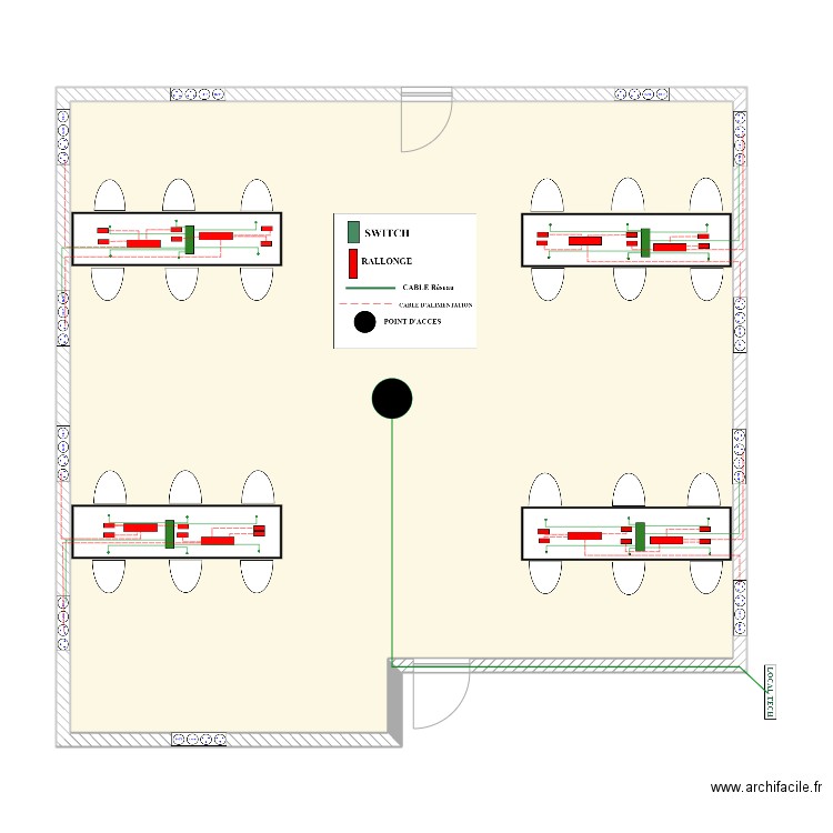 SALLE DE CONF. Plan de 0 pièce et 0 m2