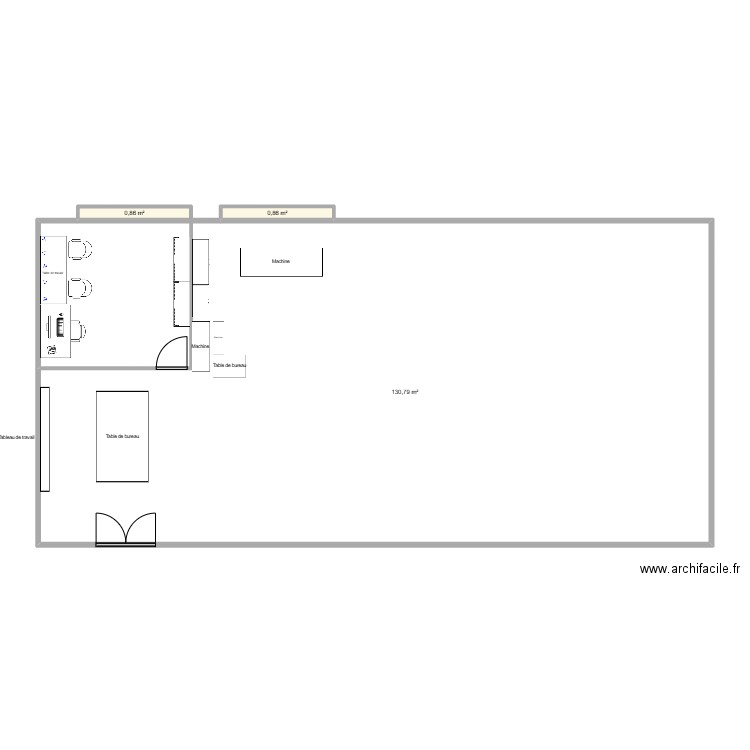NEW. Plan de 3 pièces et 133 m2