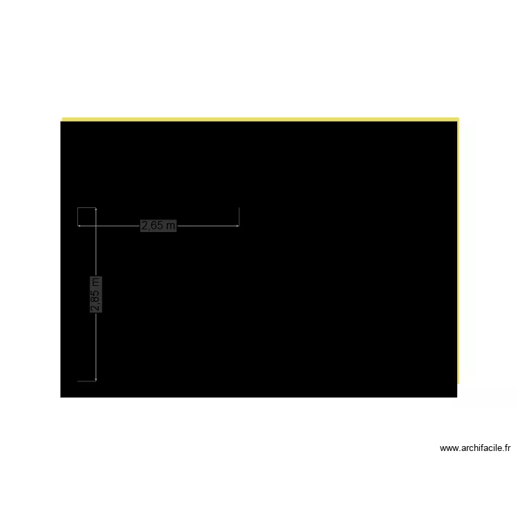 pergola. Plan de 1  et 8 m²