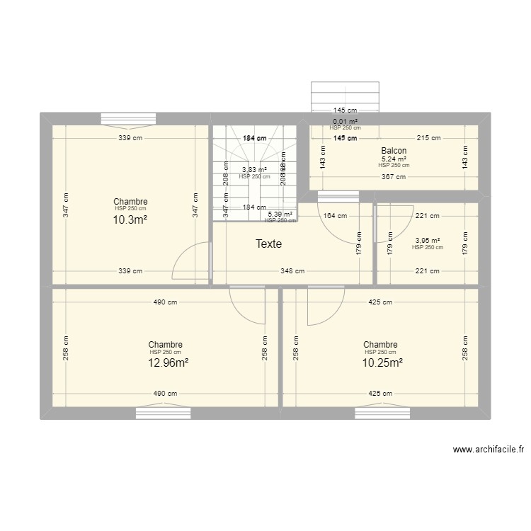 BOYERGIBAUD. Plan de 11 pièces et 112 m2