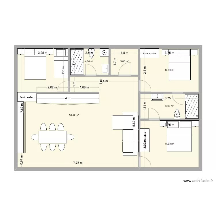Plan_Kranevo 3. Plan de 