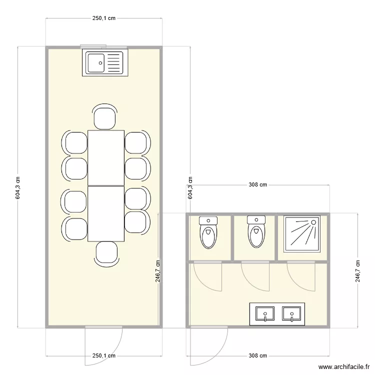 ACE - CHANTIER SIMEON DE BRESSIEUX. Plan de 