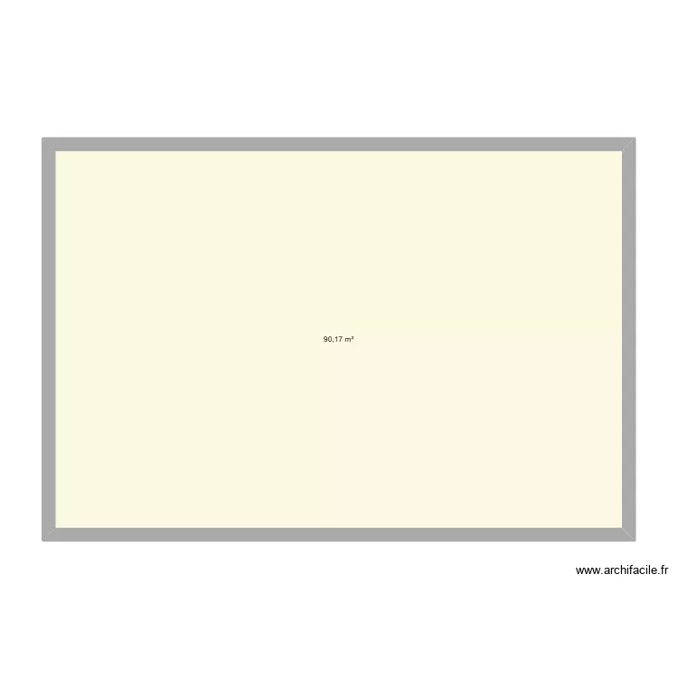 prieu. Plan de 1  et 90 m²