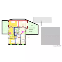 1er étage gîtes salon dans extension variante A