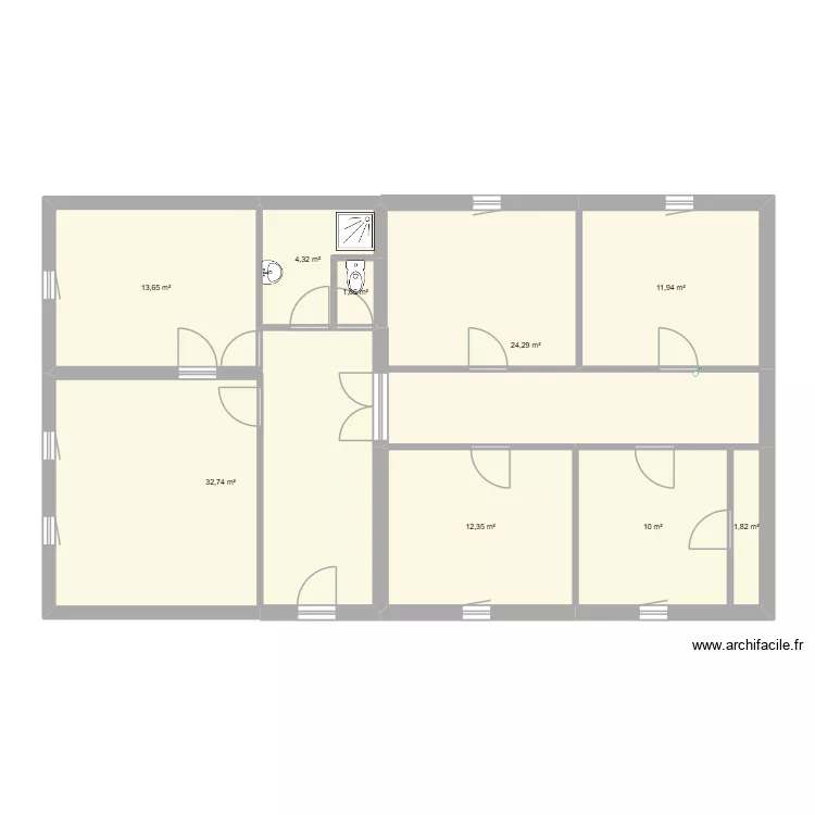 appartement école. Plan de 9 et 112 m² appartement école. Plan de 9 et 112 m²