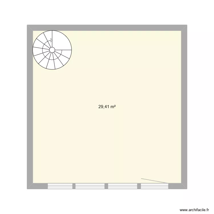 local. Plan de 1 et 29 m² local. Plan de 1 et 29 m²