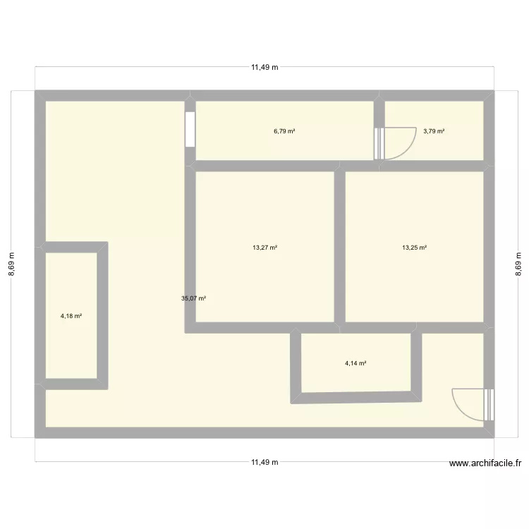Millionnaire. Plan de 33 et 462 m² Millionnaire. Plan de 33 et 462 m²