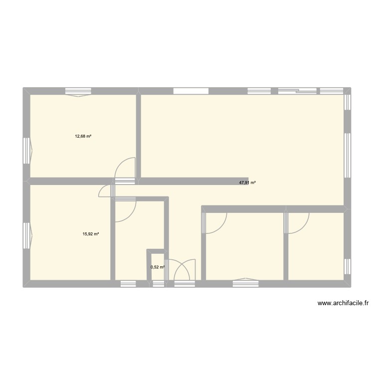 RDC. Plan de 0 pièce et 0 m2