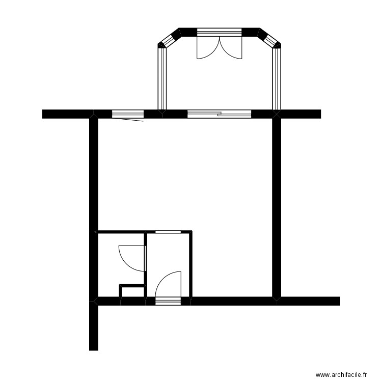 MULLER. Plan de 5 pièces et 37 m2