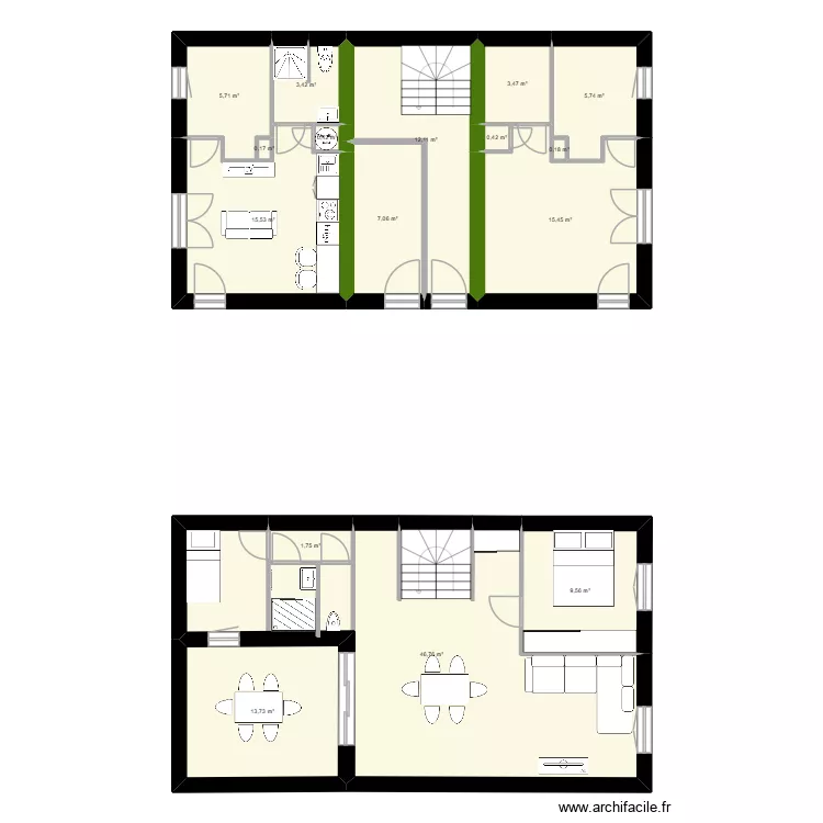 St Marc Sur mer. Plan de 16  et 141 m²
