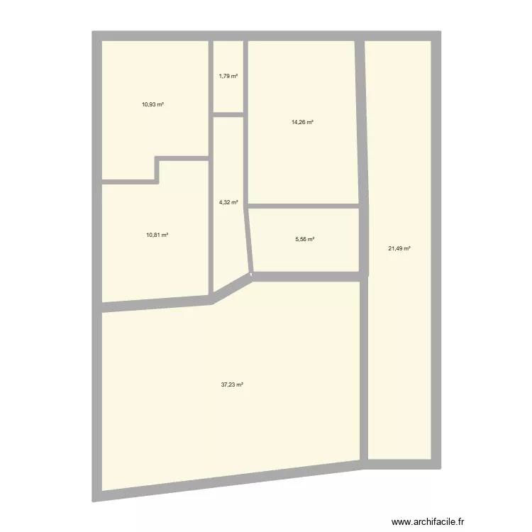 5 r du marché à Salleles d'aude. Plan de 8 Pièces et 106 m² 5 r du marché à Salleles d'aude. Plan de 8 Pièces et 106 m²
