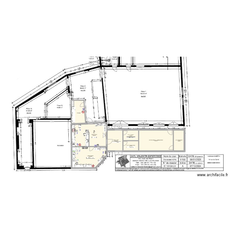 ISSENHEIM V2. Plan de 8 pièces et 123 m2
