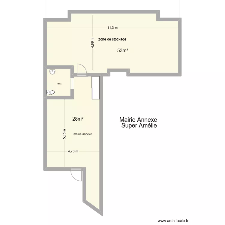 plan mairie annexe super amelie. Plan de 2 et 91 m² plan mairie annexe super amelie. Plan de 2 et 91 m²