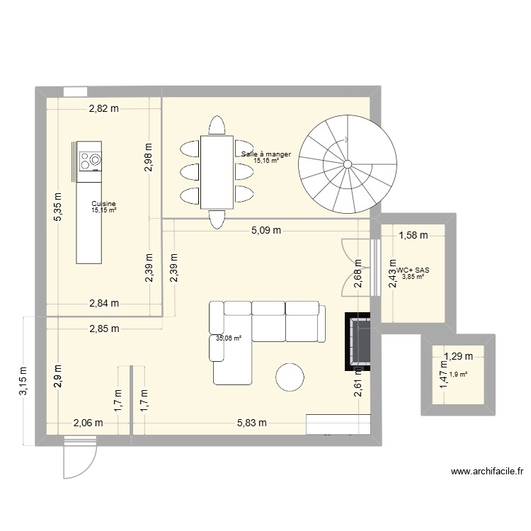 La Poterie. Plan de 0 pièce et 0 m2 La Poterie. Plan de 0 pièce et 0 m2