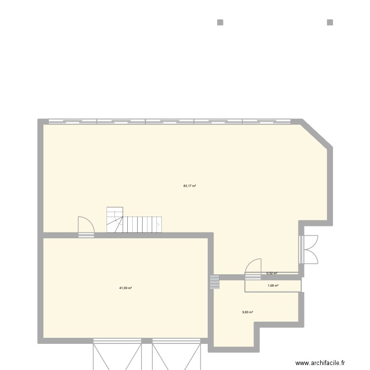 villa font d\'ecran. Plan de 5 pièces et 136 m2