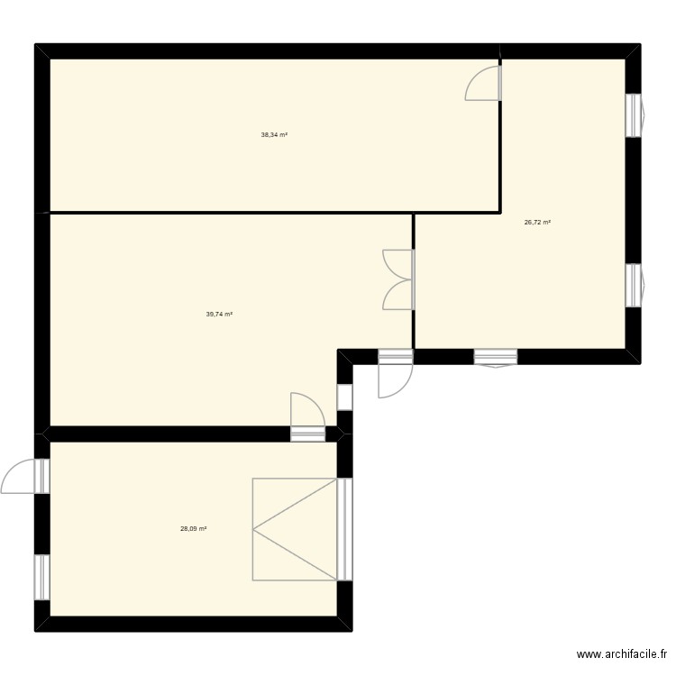 maison cléverte. Plan de 4 pièces et 133 m2