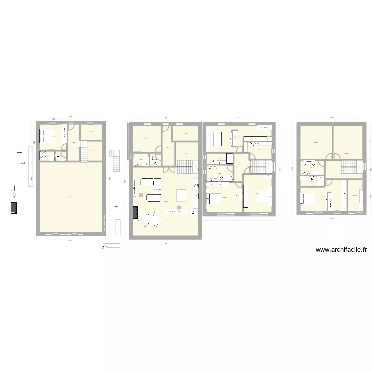 test delio 30/01. Plan de 27 pièces et 418 m²