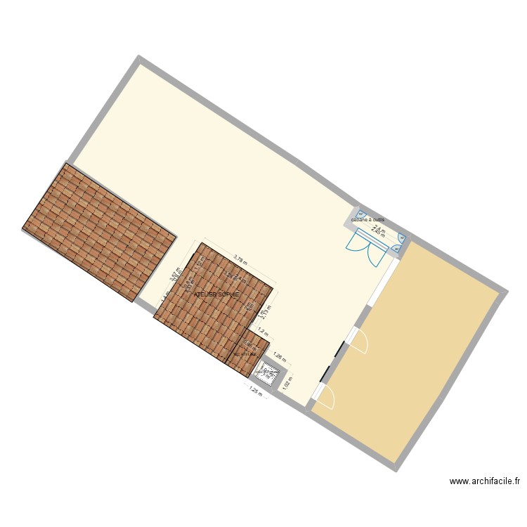 PROJET SOPHIE V3. Plan de 7 pièces et 114 m2