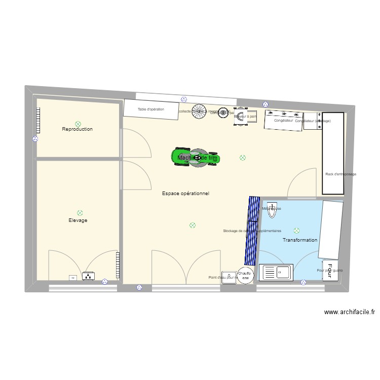 ocal garage La Briquerie. Plan de 0 pièce et 0 m2