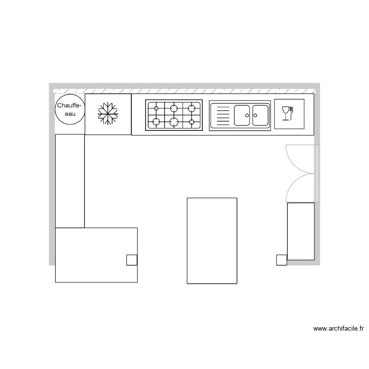 cuisine magescq 2. Plan de 0 pièce et 0 m2