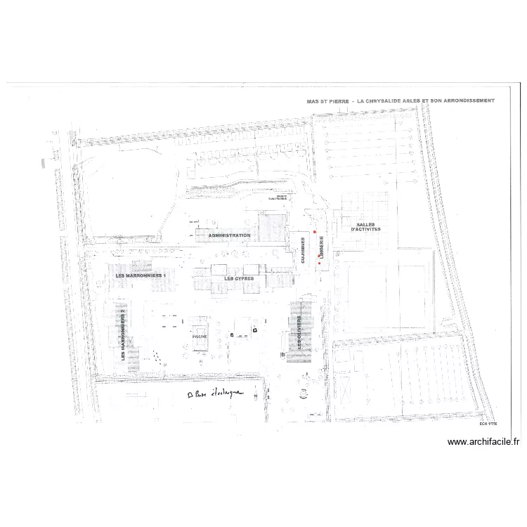 Buanderie Wifi. Plan de 