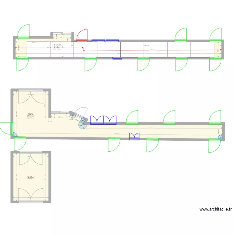 FONCIA L HERMITTE  BAT . Plan de 