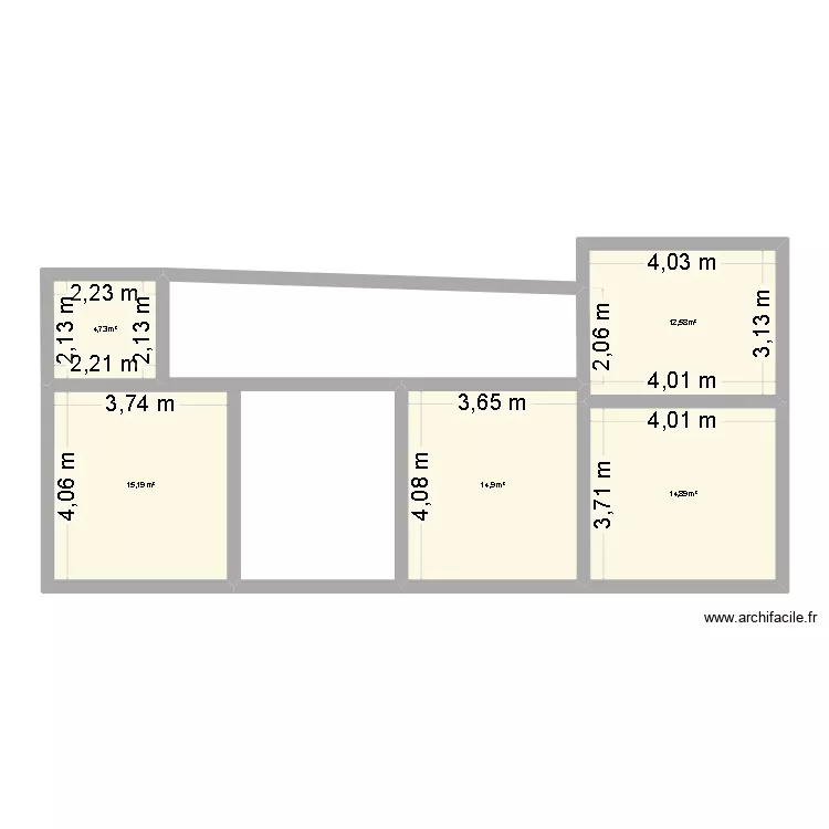 LURIO. Plan de 5  et 62 m²