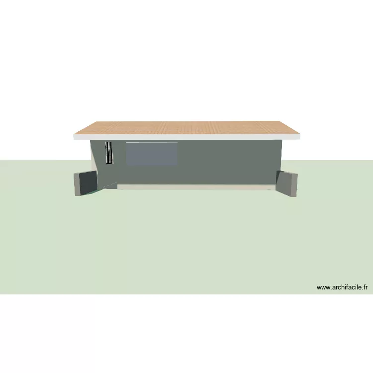 pool house. Plan de 2 et 20 m² pool house. Plan de 2 et 20 m²