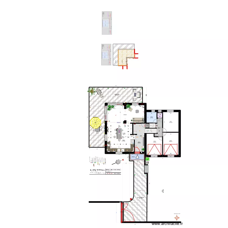 ABT - AUBERT. Plan de 