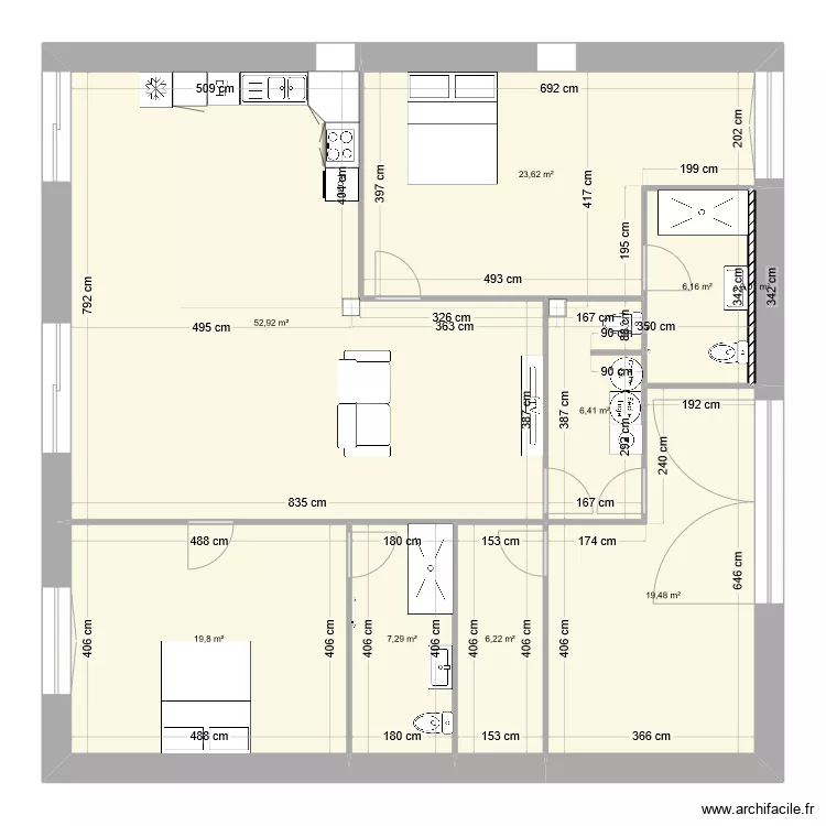 GITE LA CATUSSE. Plan de GITE LA CATUSSE. Plan de