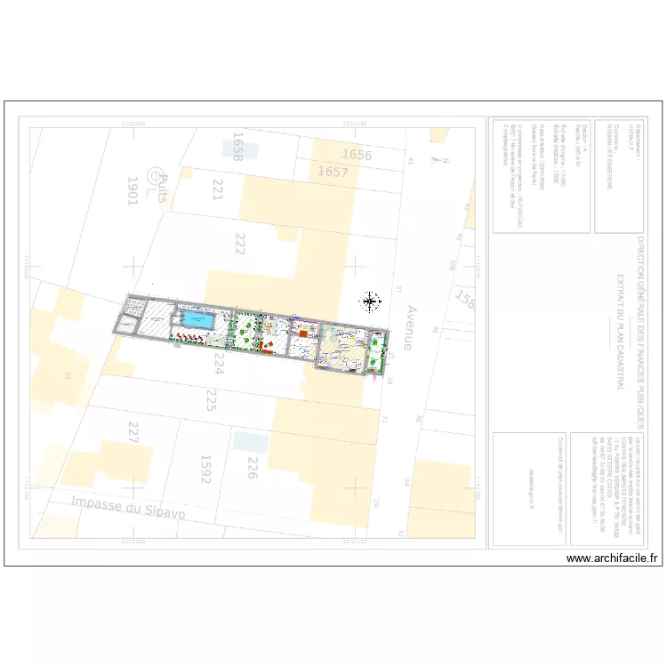 NISSAN 35 AV DE LA GARE 2. Plan de 