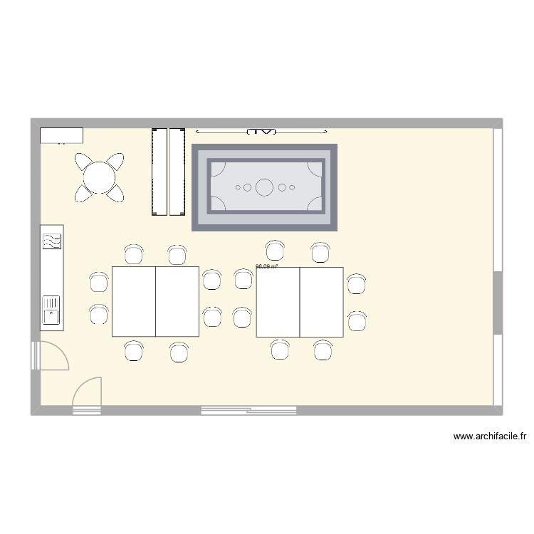 Local maternelle. Plan de 0 pièce et 0 m2 Local maternelle. Plan de 0 pièce et 0 m2