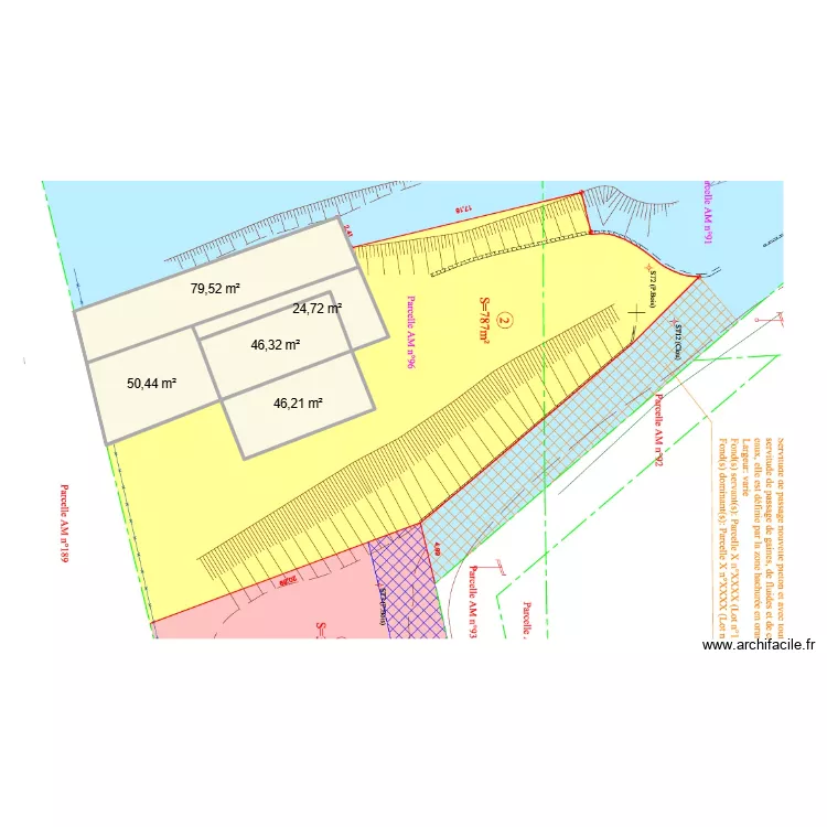 BORGO PLAN SUR CADASTRE. Plan de 
