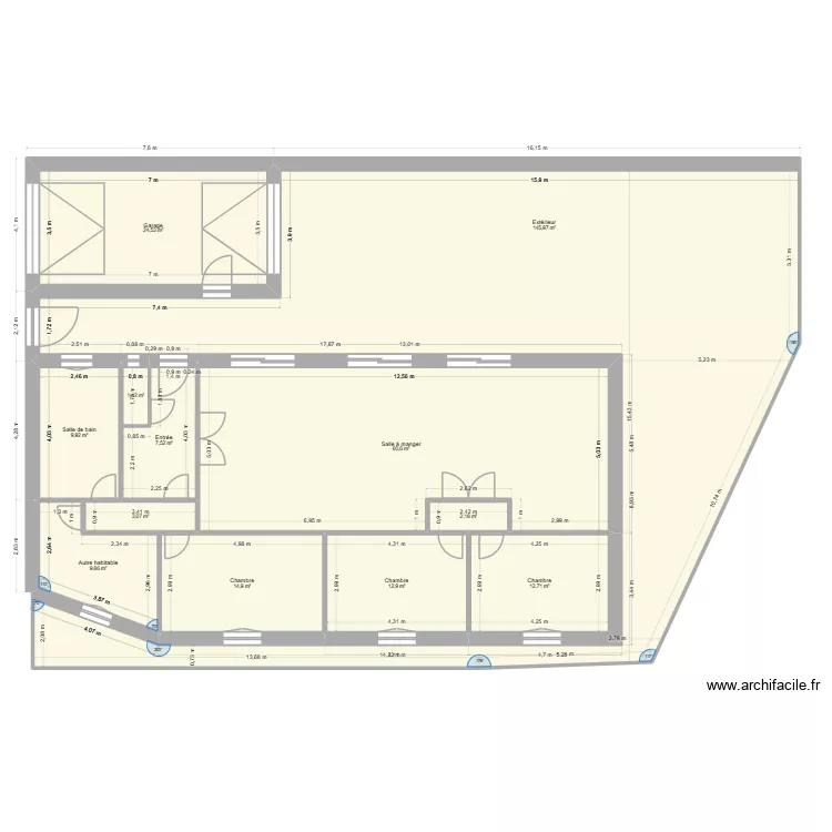 seclin 118 v5. Plan de 12  et 305 m²