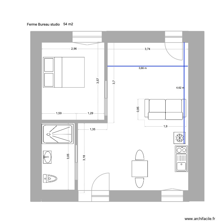 ferme bureau 15/01/26. Plan de 0 pièce et 0 m2