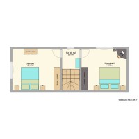 Maison Seraing (limite) 1er étage