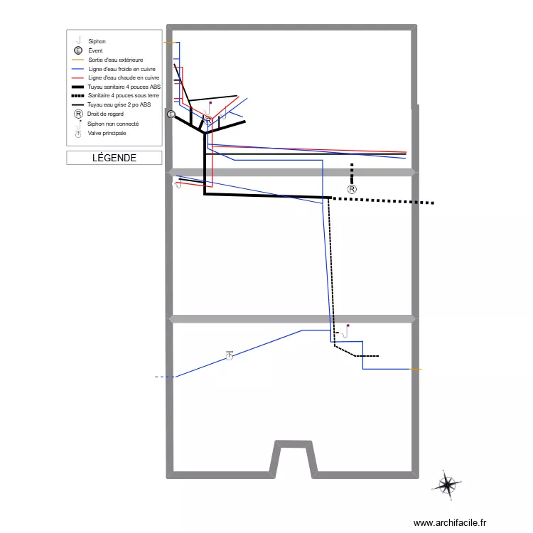 Dionne Gauthier plomberie_003. Plan de 