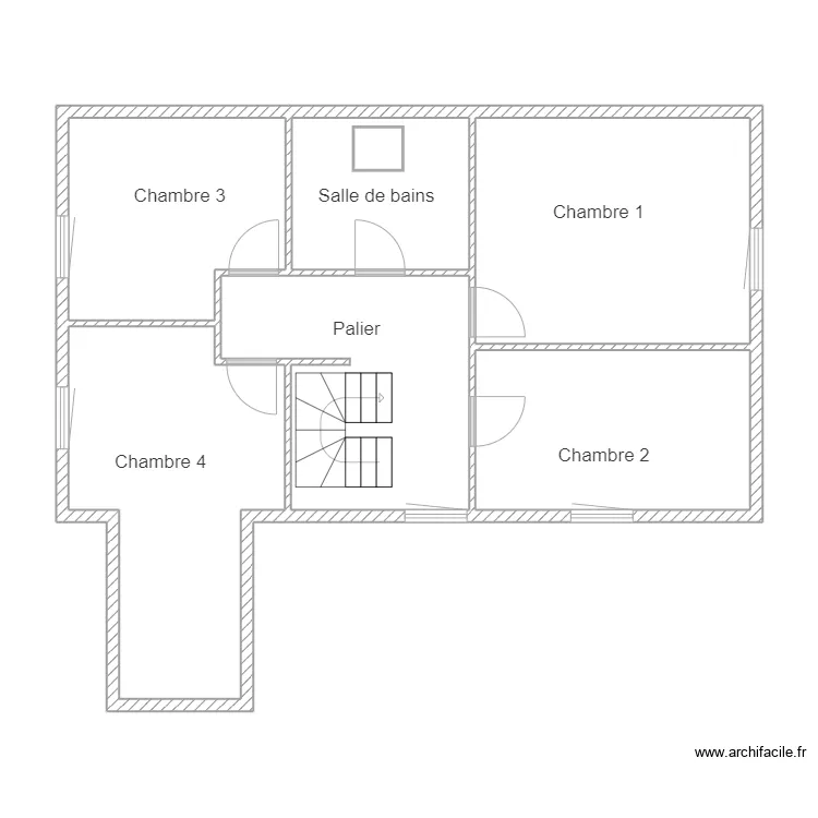 Desmecht etage. Plan de 