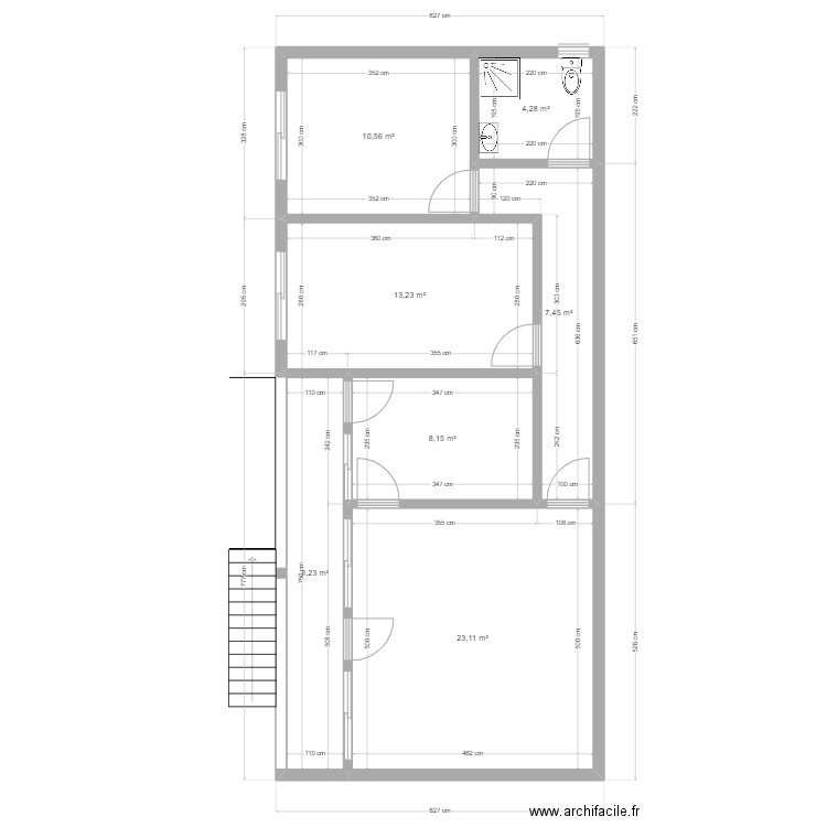 BM - Appartement - V1. Plan de 0 pièce et 0 m2