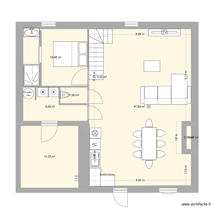 vilaille 1. Plan de 0 pièce et 0 m2