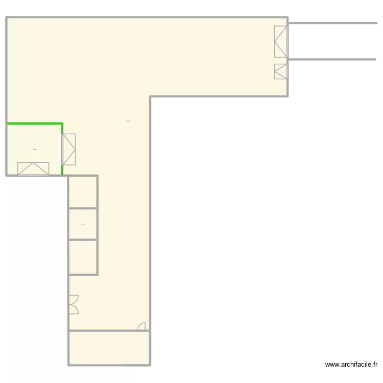 cuivre et zinc. Plan de 4  et 1242 m²