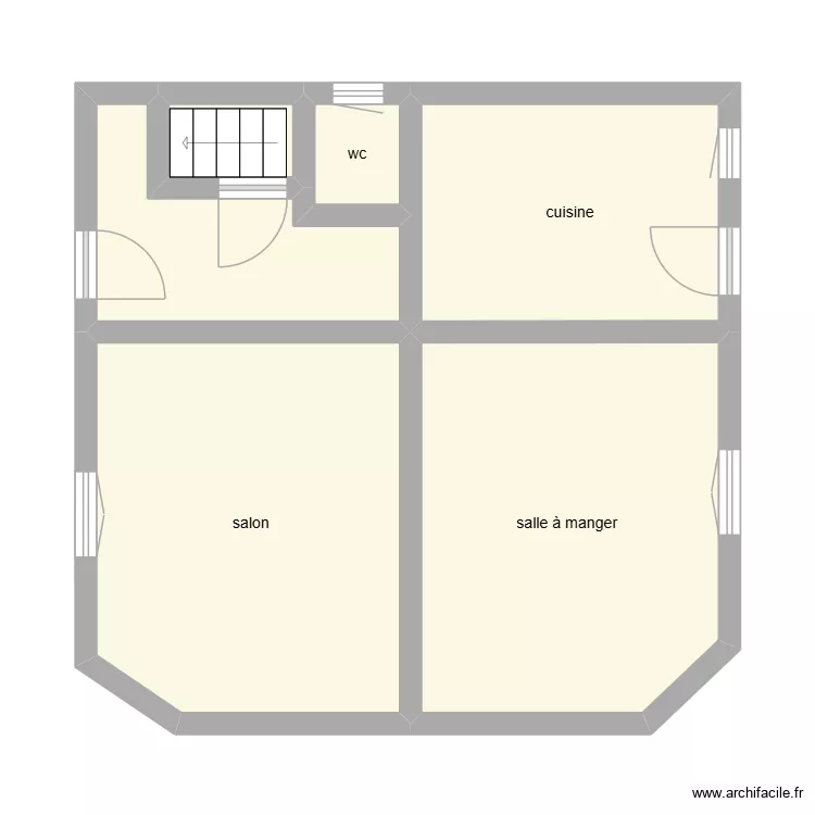 da cruz rdc état initial. Plan de 6 et 46 m² da cruz rdc état initial. Plan de 6 et 46 m²