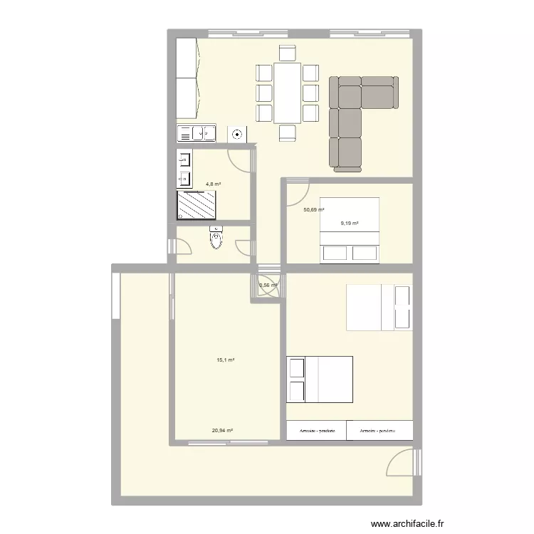 essai3. Plan de 6 et 101 m² essai3. Plan de 6 et 101 m²