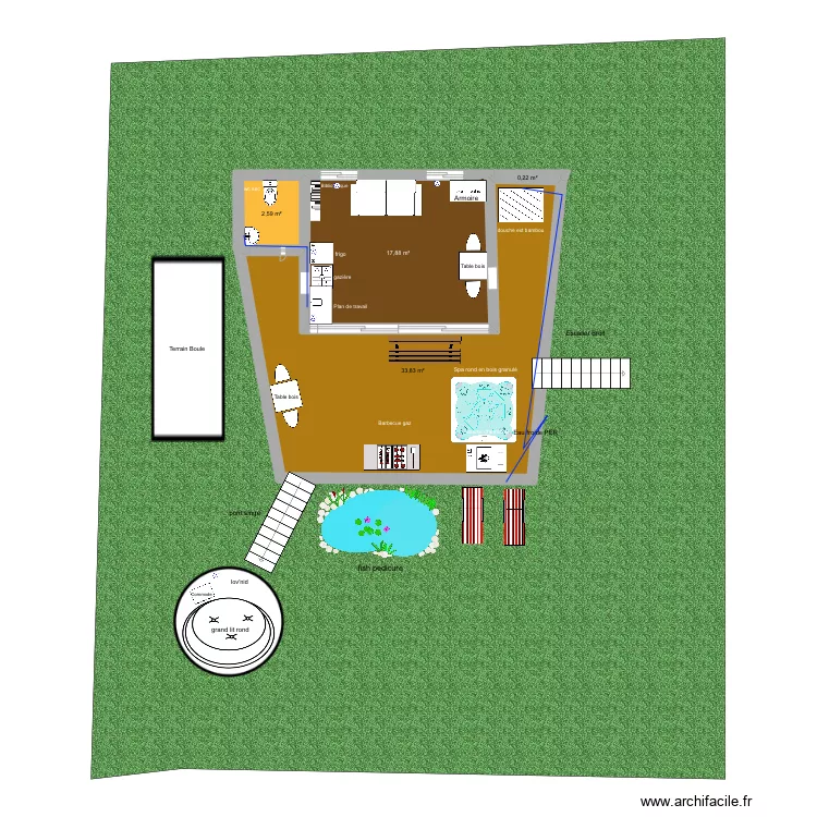 Air bnb martinique. Plan de 