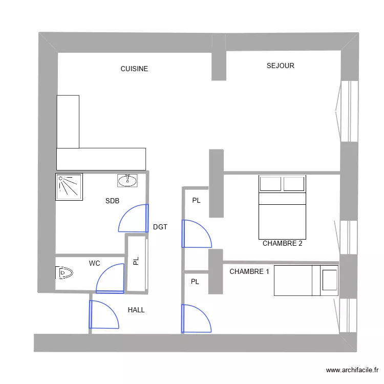 PLAN BELLEGARDE T3. Plan de PLAN BELLEGARDE T3. Plan de