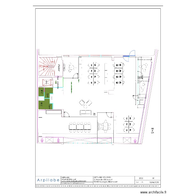 Plan Circles. Plan de 0 pièce et 0 m2