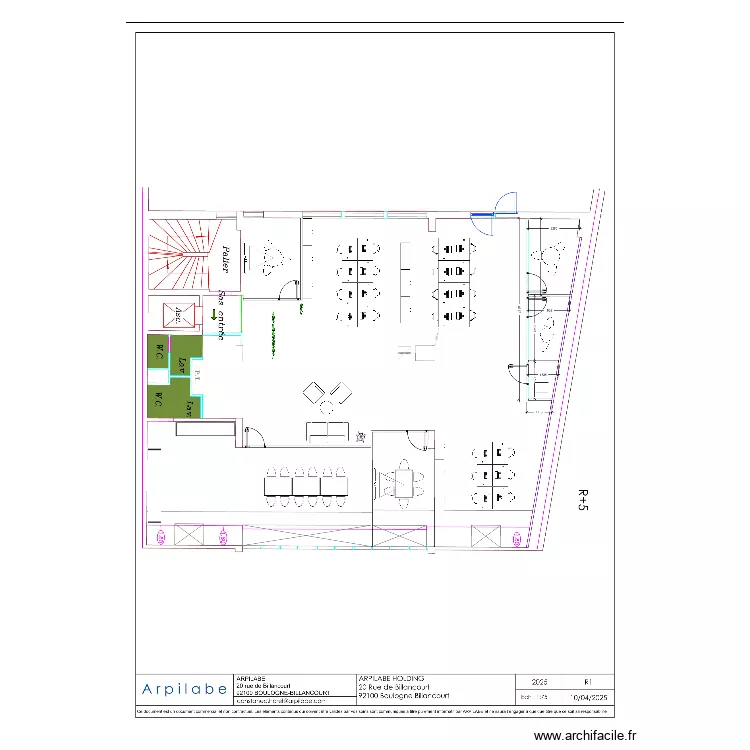 Plan Circles. Plan de 