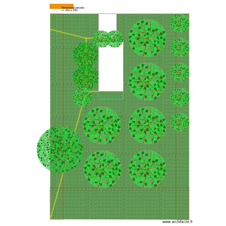 Jardin - zone 3. Plan de 0 pièce et 0 m2