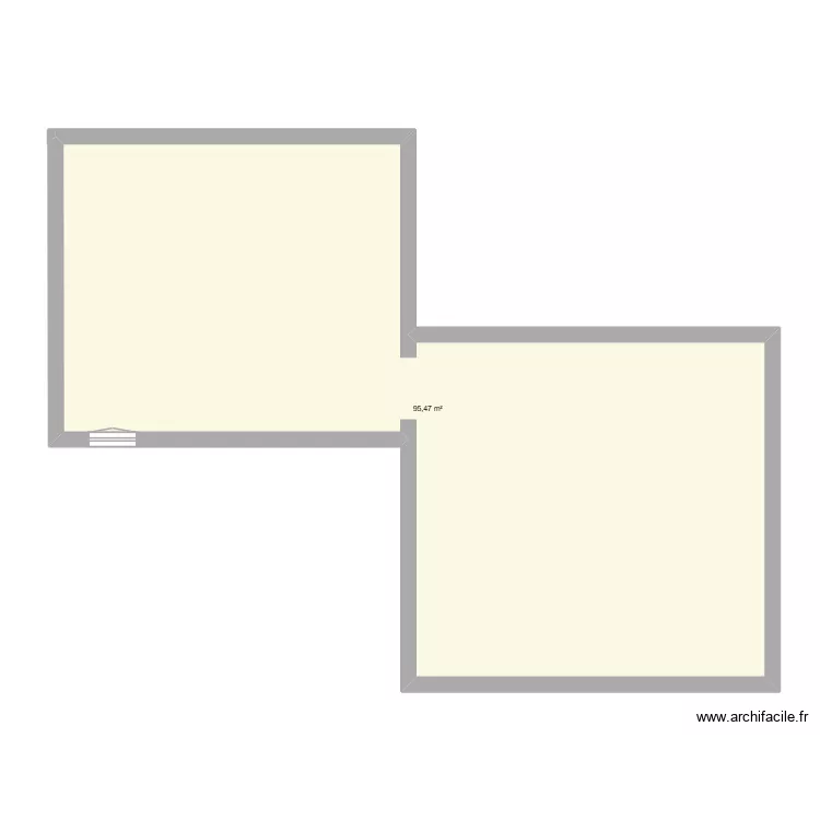 HOSTENS. Plan de 1 et 95 m² HOSTENS. Plan de 1 et 95 m²