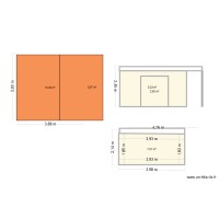 Plan de masse DP2 - Abris jardin Chez Pezeau